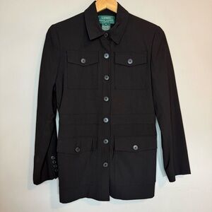 Lauren Ralph Lauren Women's Black Wool Jacket size 4P